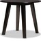 Baxton Studio Ela Dark Brown Finished 35-Inch-Wide Round Wood Dining Table 169-10896 - alternate 6